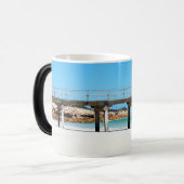 Port Rickaby、南オーストラリア、Jetty、 モーフィングマグカップ (正面左)