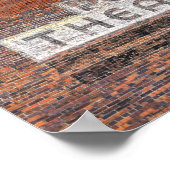 Port Theater Sign, Port St. Joe, Florida ポスター (角)