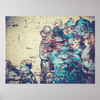 Port Townsend Hastings Building Vintage Artwork ポスター