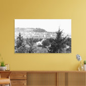 Port Townsend, WAビュー主な兵舎フォート監視員 キャンバスプリント (インサイチュ (リビング))