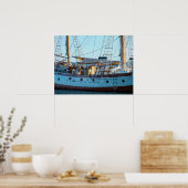 Port Townsend, WA Sailboat Photography  Poster ポスター (キッチン)