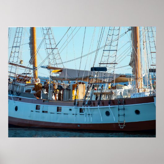 Port Townsend, WA Sailboat Photography  Poster ポスター (正面)