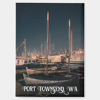 Port Townsend, Washington At Night マグネット