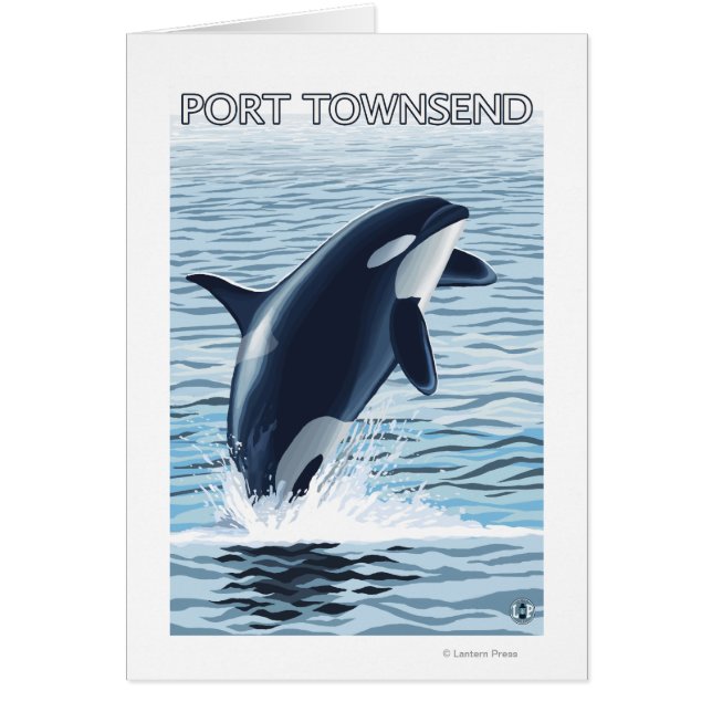 Port Townsend、WashingtonOrca Jumping (正面)