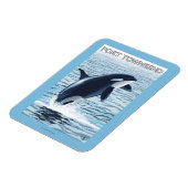 Port Townsend、WashingtonOrca Jumping マグネット (左側)