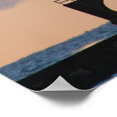 Port Washington, Wi. Lighthouse ポスター (角)