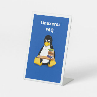 Porta celular Linuxeros FAQ 台座サイン