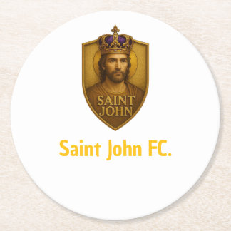 Porta-Copo Saint John FC. ラウンドペーパーコースター