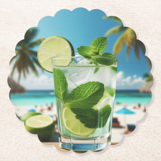 Porta Copos Caipirinha ペーパーコースター (正面)
