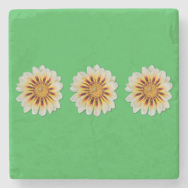 Porta Copos com Flor Minimalista e Joaninha ストーンコースター