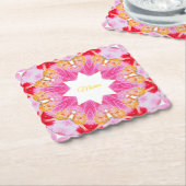 Porta copos de papel personalizável ペーパーコースター (アングル)