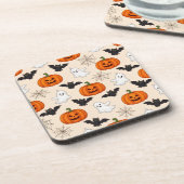 Porta copos  tema halloween コースター (左側)