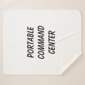 Portable command center blanket シェルパブランケット (正面(横))