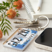 Portachiavi targa impala del 67 nera Supernatural  キーホルダー (正面右)