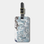 Portageの氷河、アラスカ、米国 ラゲッジタグ (正面縦)