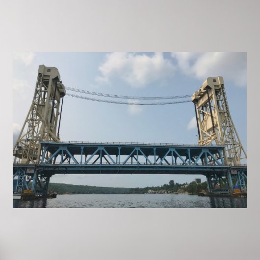 Portage Lake Lift Bridge ポスター (正面)