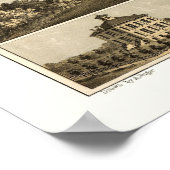 Portage, WIパノラママップ – 1868 ポスター (角)