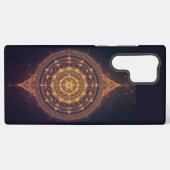 Portal of the Infinite Light – A Sacred Mandala Samsung Galaxyケース (裏面横)