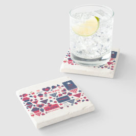 Portavasos 4 de Julio ストーンコースター