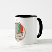 PortAZロゴ2デザインオンmug マグカップ (正面右)