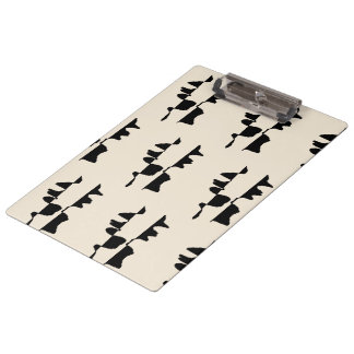 Porte-bloc "Abstrait Dual Face" クリップボード