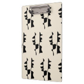 Porte-bloc "Abstrait Dual Face" クリップボード (左)