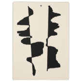 Porte-bloc "Abstrait Dual Face" クリップボード (裏面)