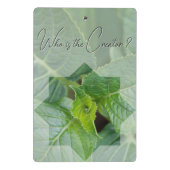 porte-bloc méditer sur la création de Dieu  ミニクリップボード (裏面)