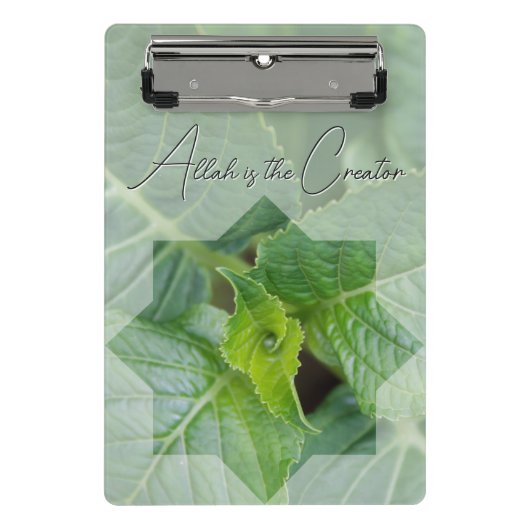porte-bloc méditer sur la création de Dieu  ミニクリップボード (正面)