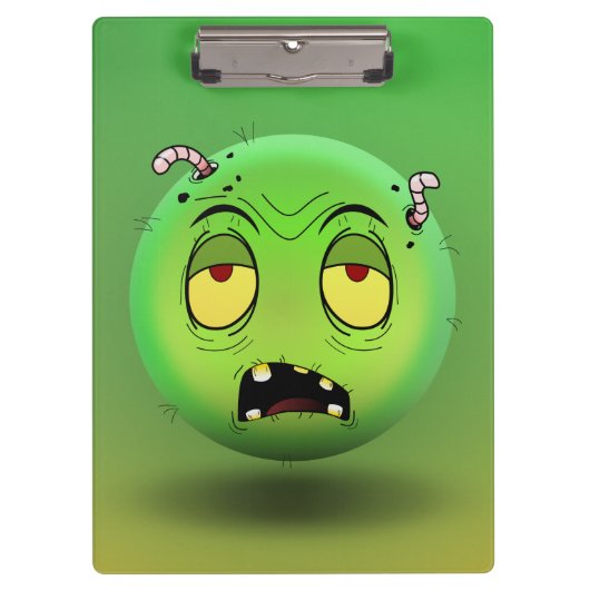 Porte-bloc Zombiemoji クリップボード (正面)