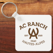 PORTE CLE AC RANCH キーホルダー (正面)