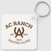 PORTE CLE AC RANCH キーホルダー (裏面)
