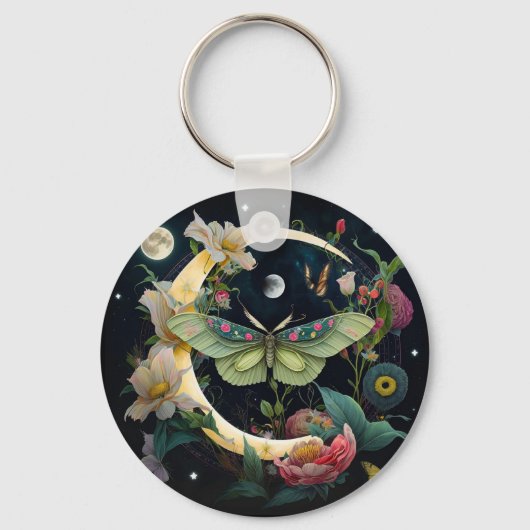 PORTE CLE PAPILLON DE NUIT キーホルダー (正面)