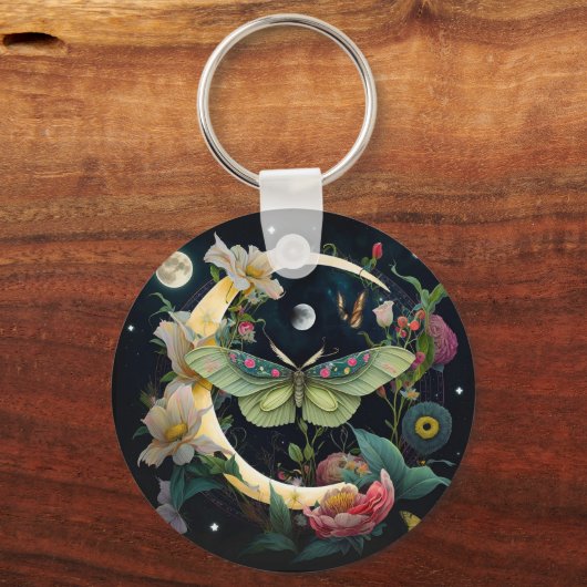 PORTE CLE PAPILLON DE NUIT キーホルダー (正面)