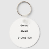 Porte clé para キーホルダー (裏面)