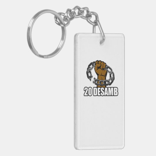 porte cléf 20 decamb キーホルダー (正面左)