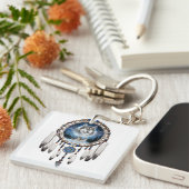 porte clef acrylique dreamcatcher loup couleur キーホルダー (正面右)