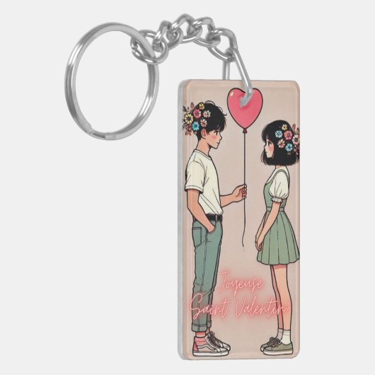 Porte clef Saint Valentin キーホルダー (正面左)