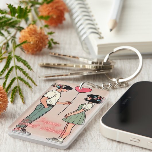 Porte clef Saint Valentin キーホルダー (正面右)