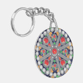 Porte-clefs Motif amazigh bijou kabyle キーホルダー (正面左)