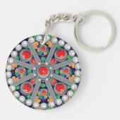 Porte-clefs Motif amazigh bijou kabyle キーホルダー (裏面)