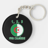 Porte-clefs on two three viva l'algérie キーホルダー (裏面)