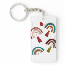 Porte clés acrylique bijou