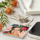 Porte-clés acrylique Sathya Sai Baba " Protect ... キーホルダー (正面右)