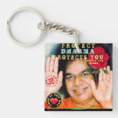 Porte-clés acrylique Sathya Sai Baba " Protect ... キーホルダー (正面)