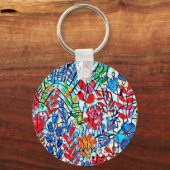 Porte-clés astral fleurs キーホルダー (正面)