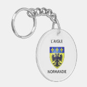 Porte-clés - Blason de L'Aigle - Normandie キーホルダー (正面左)