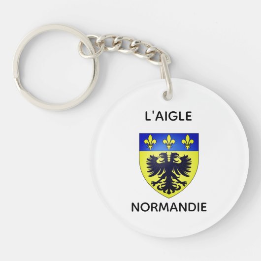 Porte-clés - Blason de L'Aigle - Normandie キーホルダー (正面)