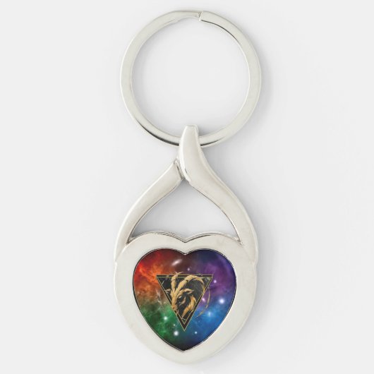 Porte-clés Capricorne Zodiaque Cadeau Astrologie キーホルダー (正面)
