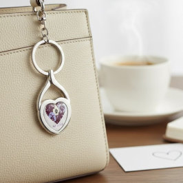 Porte-Clés Édition My Love – Cœur Violet キーホルダー